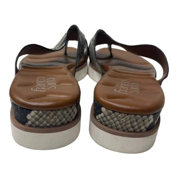 Franco Sarto Darious Women’s Faux Snakeskin Sandals - Picture 5 of 9